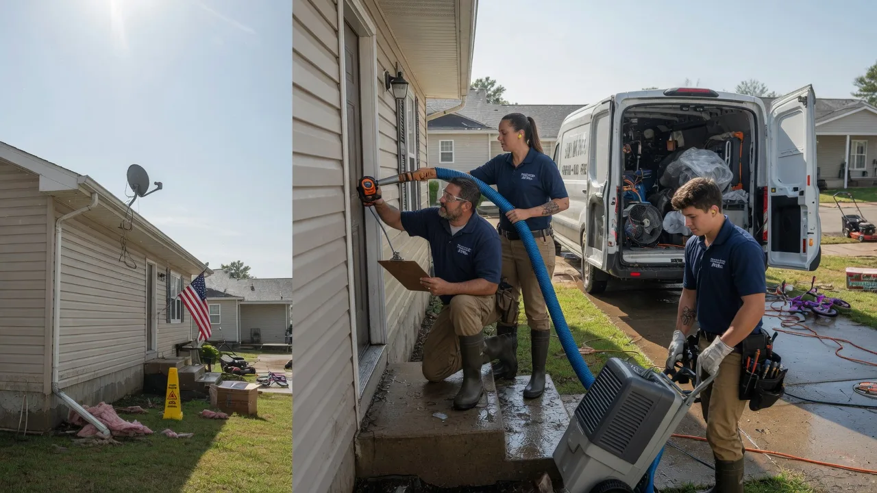 Ceiling Water Damage Restoration in Clay City, IN near me